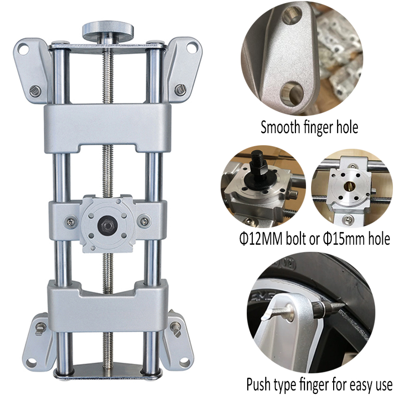Braçadeiras de roda de alinhamento de cabeça de 9″-26″ para caminhões