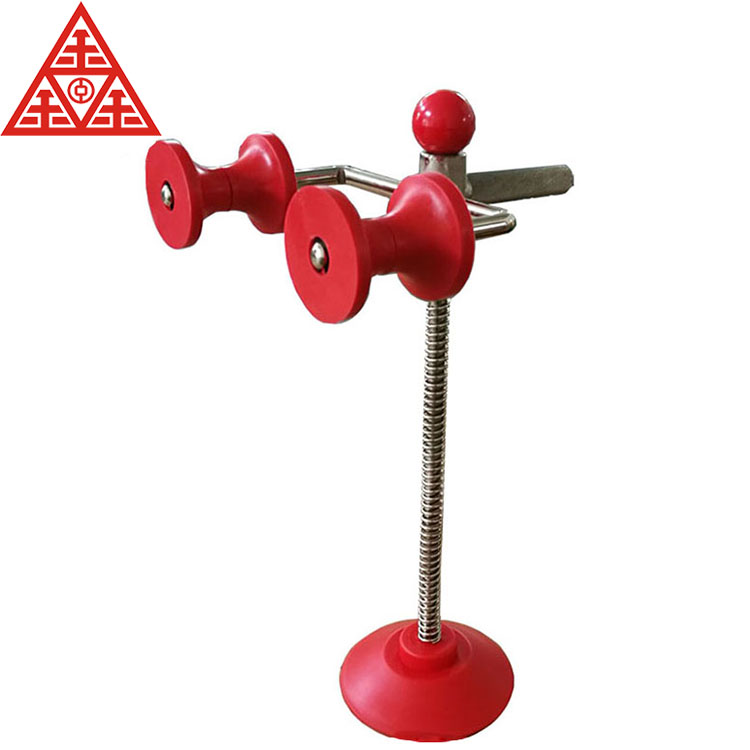 Suporte de volante vermelho removível para alinhador de roda