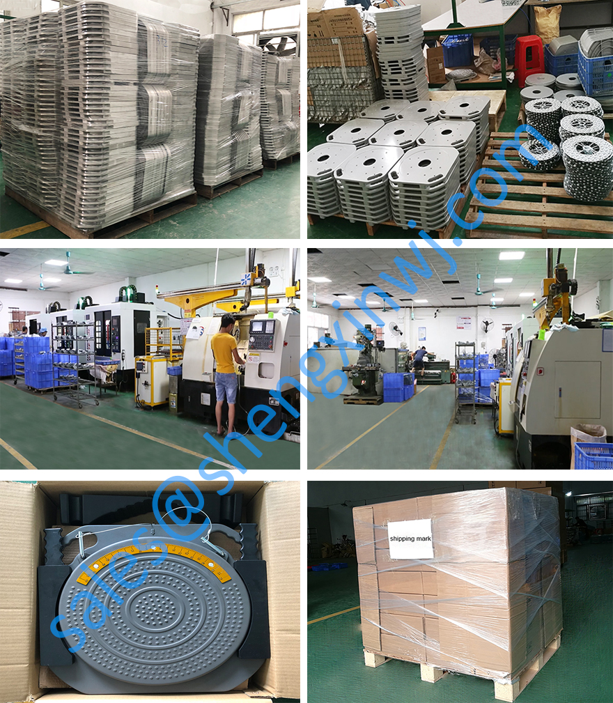 placas girat&oacute;rias de alinhamento de rodas na linha de produ&ccedil;&atilde;o