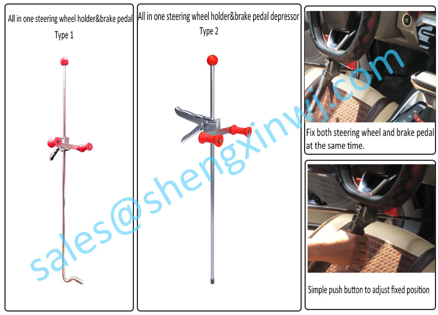 详情页1-Detalhes do produto para tudo em um suporte de volante e pedal de freio