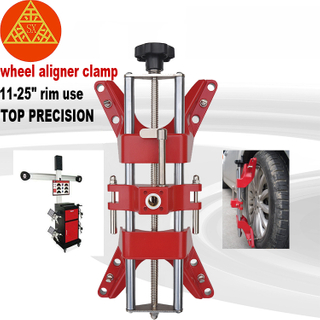Braçadeira de máquina de alinhamento de roda durável de três pontos