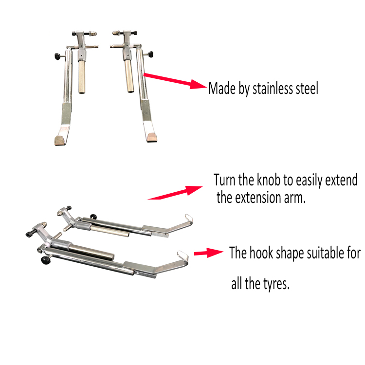 bra&ccedil;os de extens&atilde;o para grampo de alinhamento das rodas